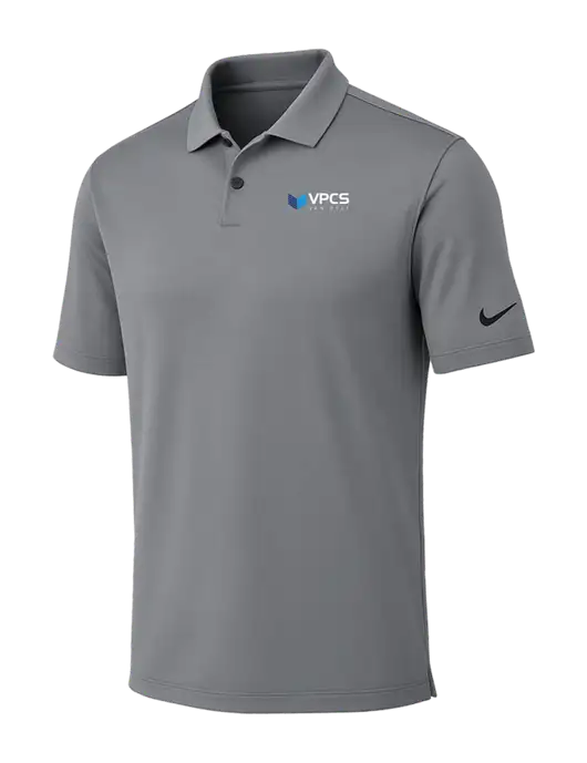 Nike Medium Grey Dri-FIT Vapor Polo w/VPCS Logo