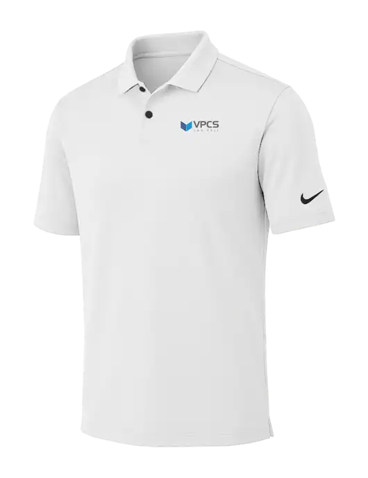 Nike White Dri-FIT Vapor Polo w/VPCS Logo