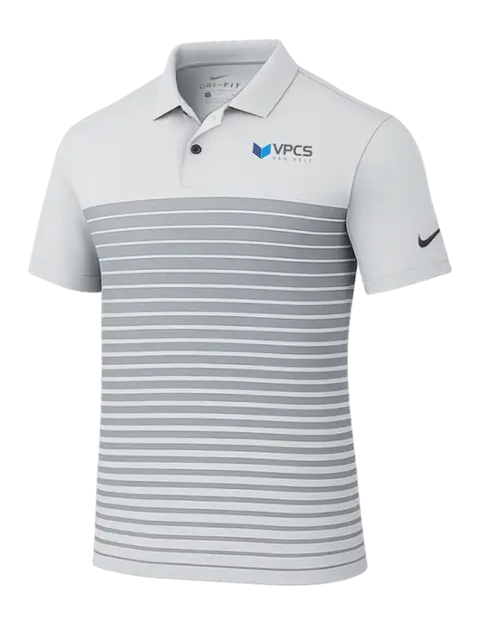 Nike Light Grey Dri-FIT Vapor Block Polo w/VPCS Logo