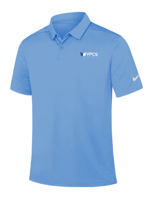 Nike Light Blue Dry Essential Solid Polo w/VPCS Logo