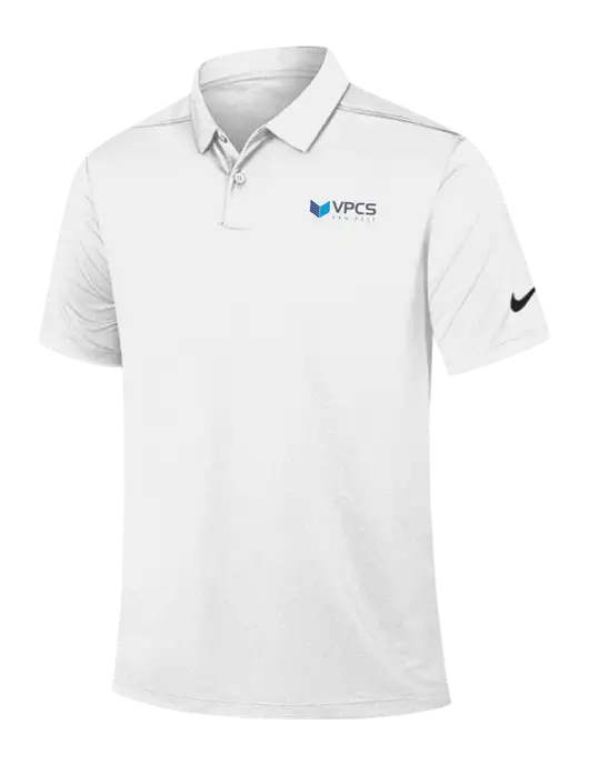 Nike White Dry Essential Solid Polo w/VPCS Logo