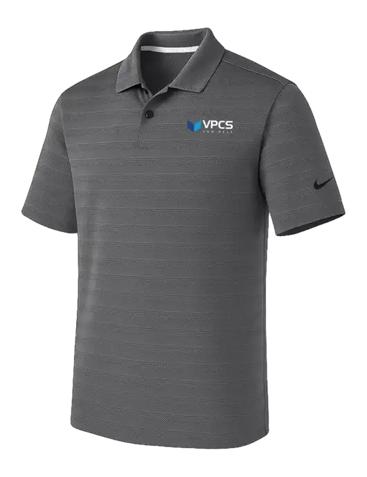 Nike Dark Medium Grey Dri-FIT Vapor Jacquard Polo w/VPCS Logo