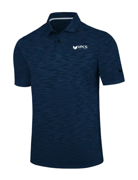 Nike Navy Dri-FIT Vapor Space Dyed Polo w/VPCS Logo