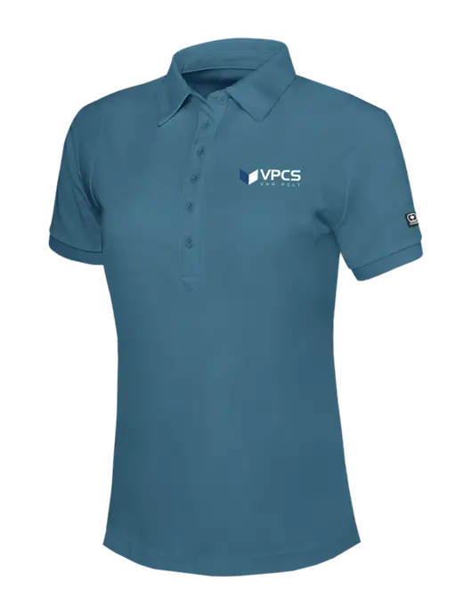 OGIO Womens Light Slate Blue Jewel Polo w/VPCS Logo