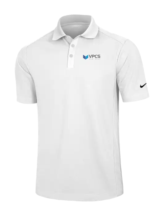 Nike White Dri-FIT Classic Polo w/VPCS Logo