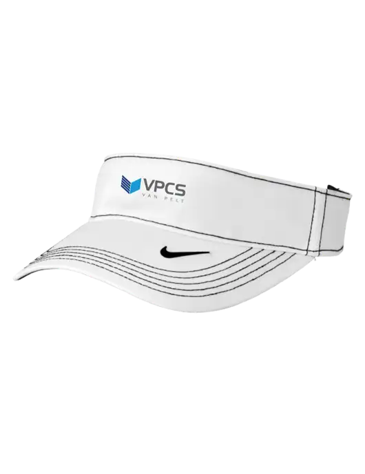 Nike White Dri-FIT Ace Visor w/VPCS Logo